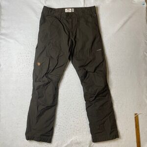 Fjallraven Barents Pro Winter Jeans 32 Brown G-1000 Fleece Lined Hiking Pants